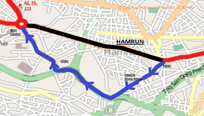 ROUTES 42, 51, 52, 53, 58 & 182 ST VENERA DIVERSION 